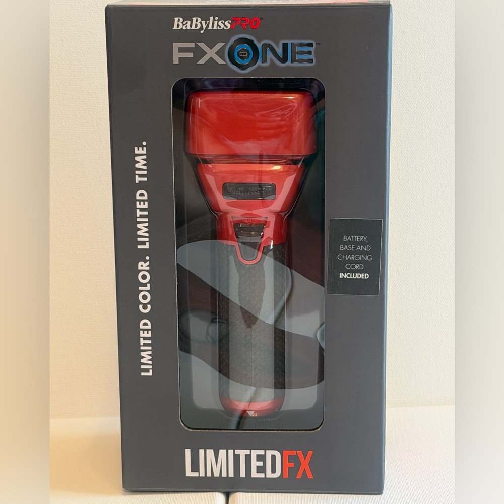 BaBylissPRO® FXONE™ Limited Edition Matte/Charcoal Orange Foil Shaver LFX79SOC